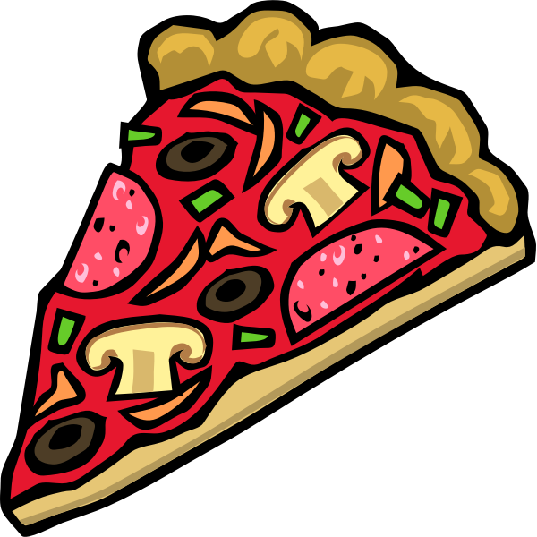 pepperoni pizza vector