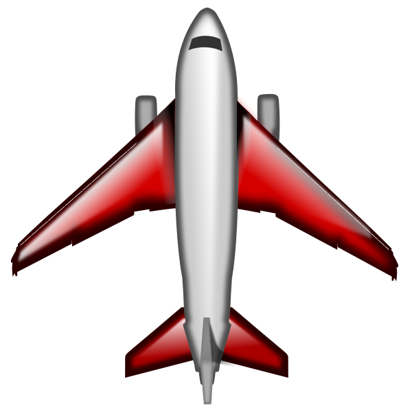 Airplane With A Propeller Free Svg