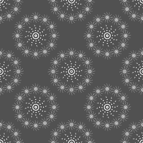 plant pattern 01 black