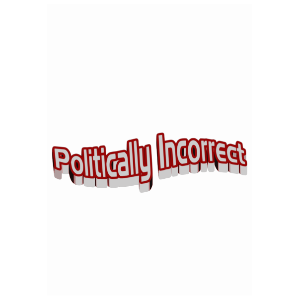 Vector image of political slogan