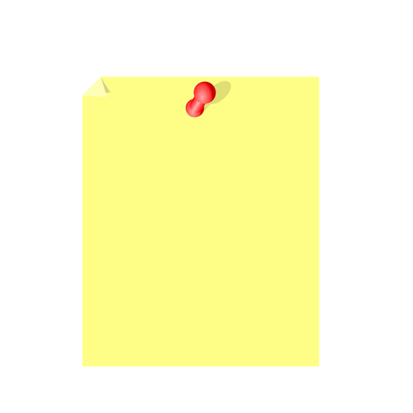 Post it note vector image