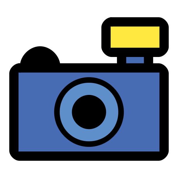 Vector image of photo cam icon - Free SVG