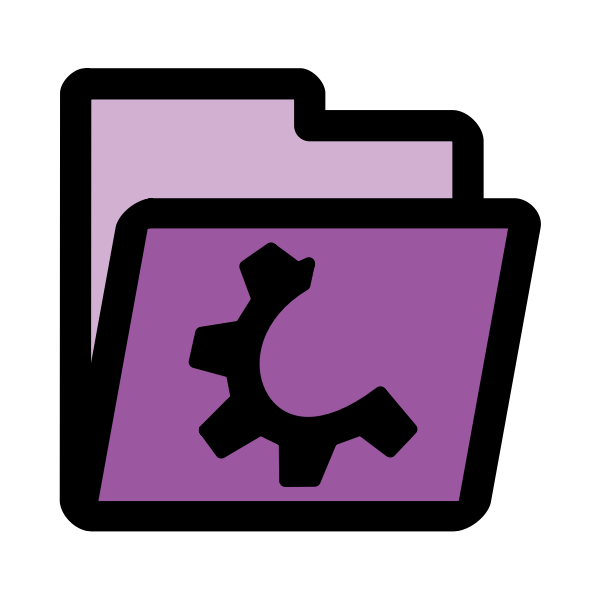 primary folder violet
