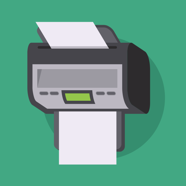 Printer with digital display