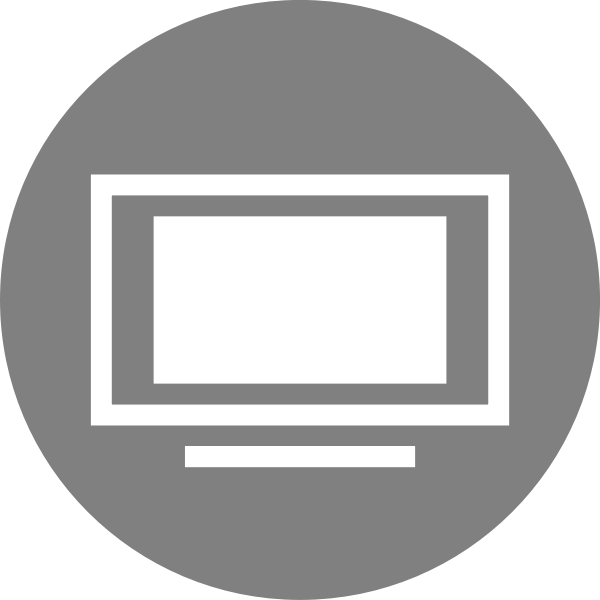 TV icon vector image