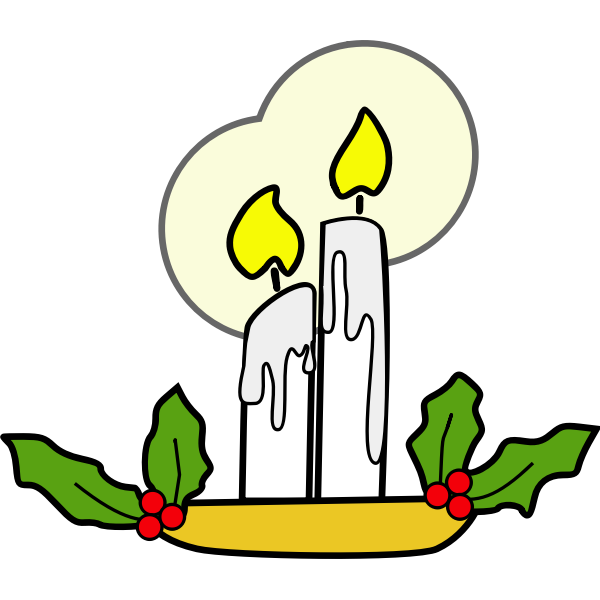 Download Christmas candles | Free SVG