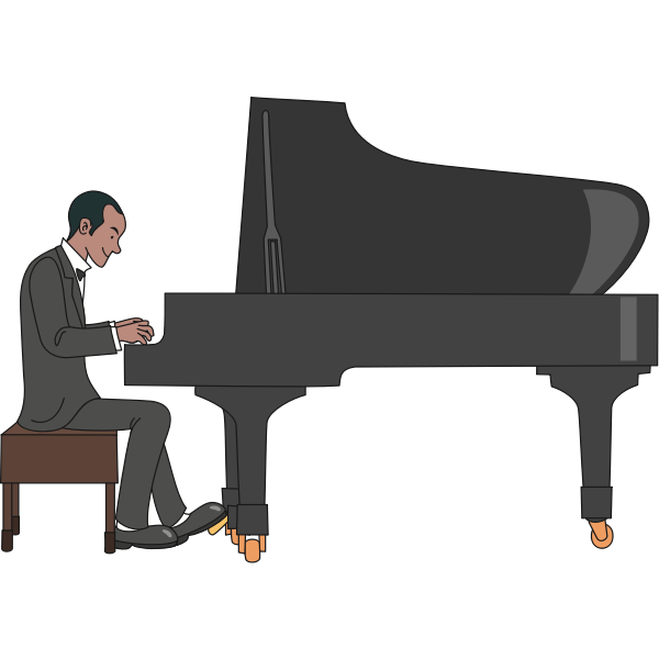 Male pianist