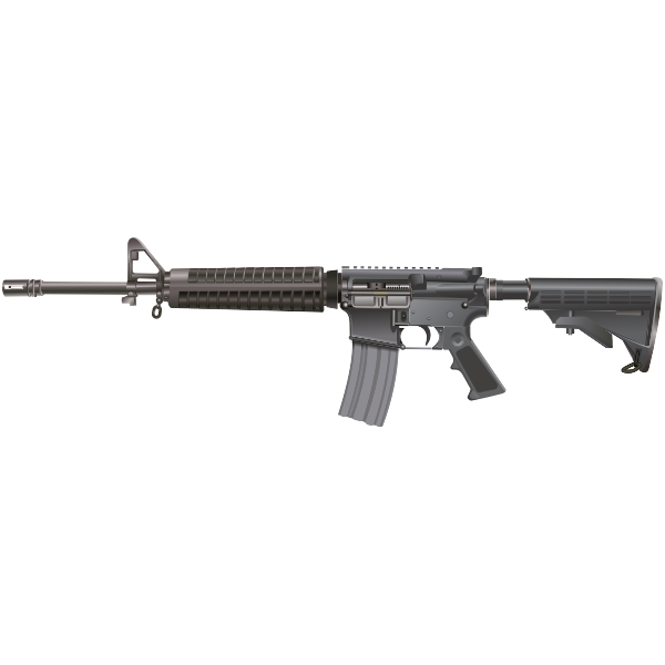 Download M16 / AR-15 rifle | Free SVG