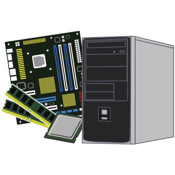 Desktop computer parts