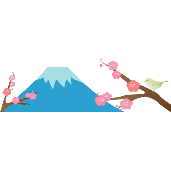 Mt. Fuji cherry blossoms
