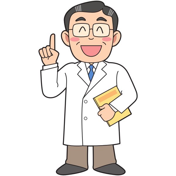 Happy doctor vector image | Free SVG