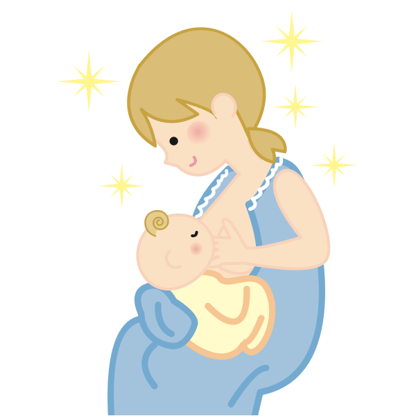 Download Mother and breastfeeding child | Free SVG