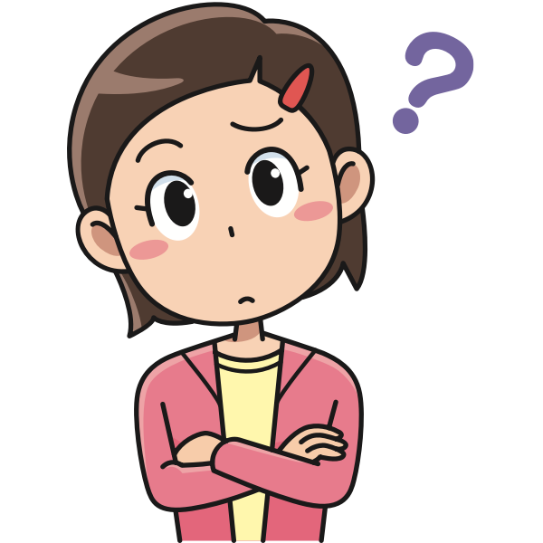 Confused cartoon kid | Free SVG