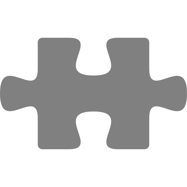 Download Single puzzle piece | Free SVG