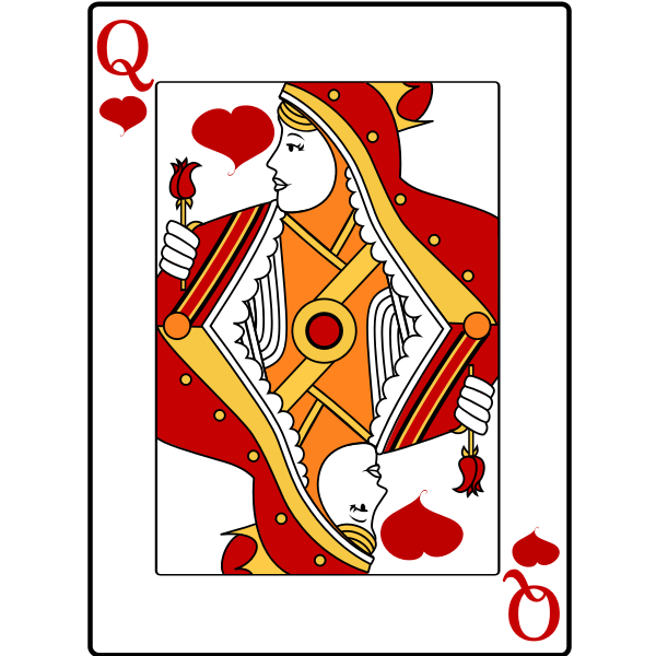 [最も欲しかった] queen of hearts playing card svg 260183-Queen of hearts card svg