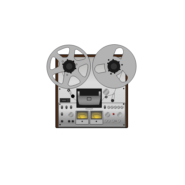Audio Cassette With Progressive Rock Music Vector Clip Art Free Svg