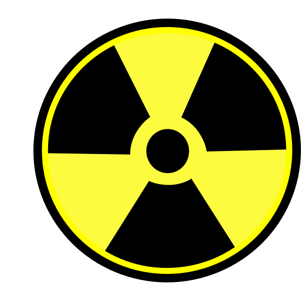 Download Radioactive warning label vector clip art | Free SVG