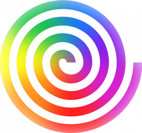 rainbow spiral
