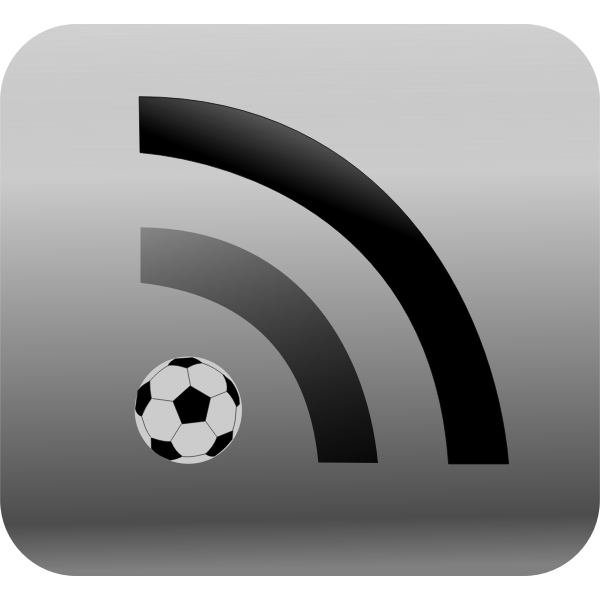 RSS feed for sport news vector image