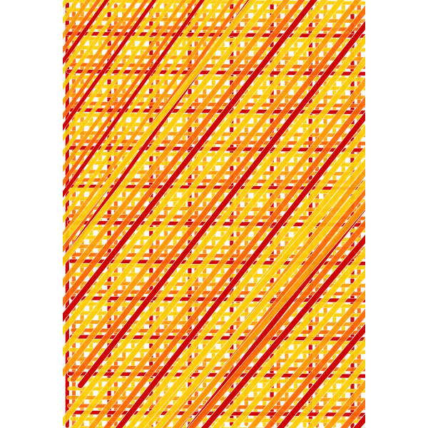 red orange lines across diagonal