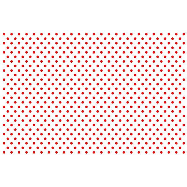 red polka dots
