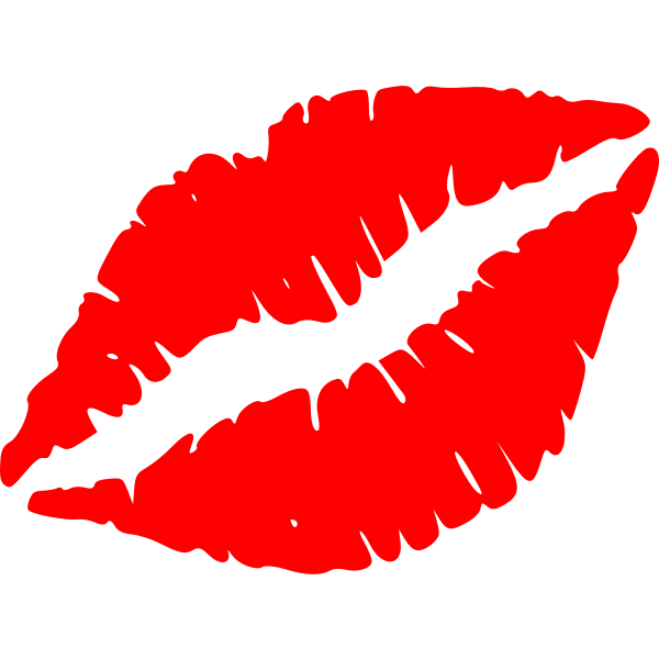 Vector image of lips | Free SVG