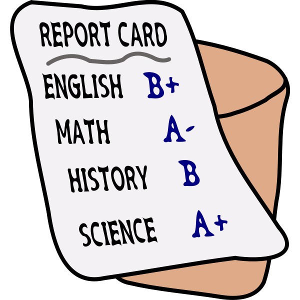 report card