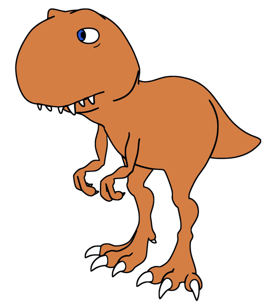 Cartoon T rex