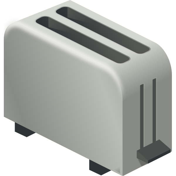 Vector drawing of toaster