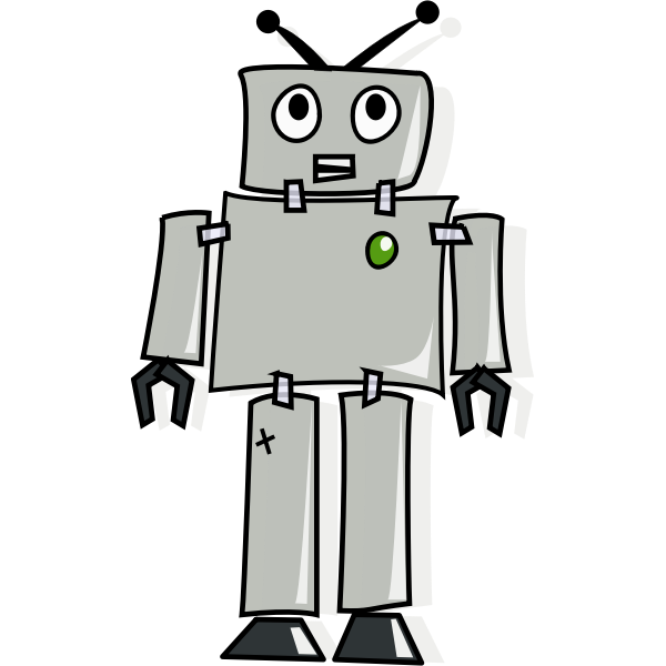 Download Cartoon Robot Vector Image Free Svg