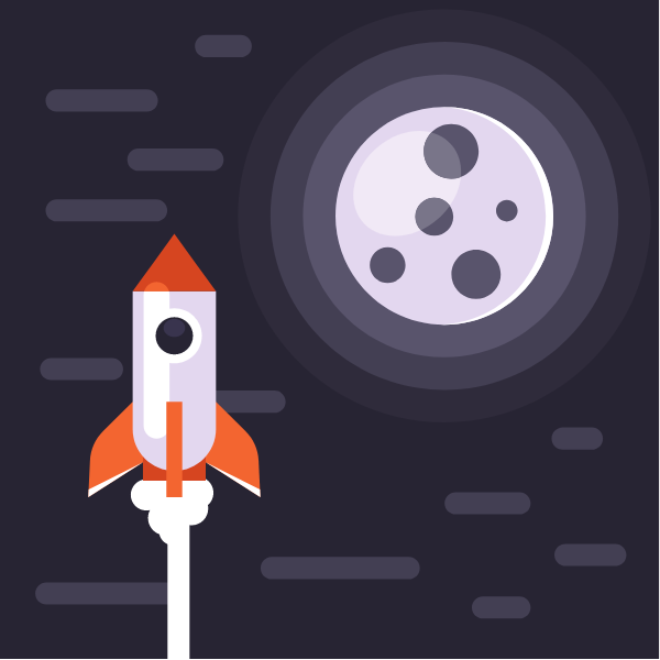 Rocket launch into space-1751908767