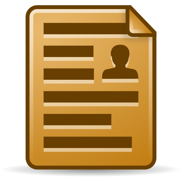 Brown document icon
