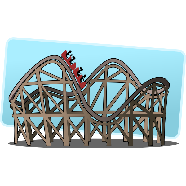 Roller Coaster Vector Illustration Free Svg