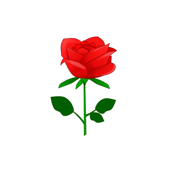 Free SVG File – 01.21.10 – Red Rose