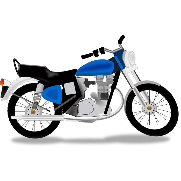 Royal motorcycle vector