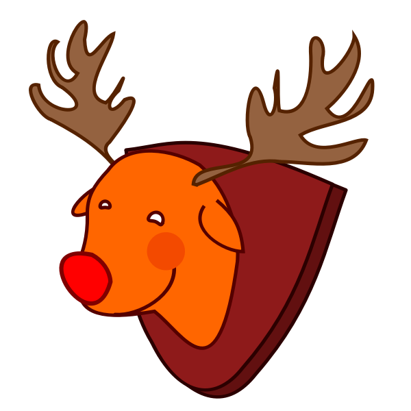 Download Rudolph Reindeer Vector Image Free Svg