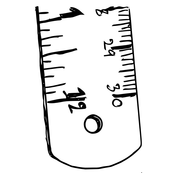 Transparent Plastic Ruler Vector Illustration Free SVG Transparent Plastic Ruler Vector Illustration Free SVG