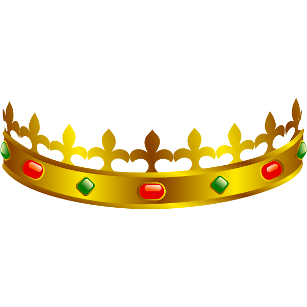 Vector clip art of a King's crown | Free SVG
