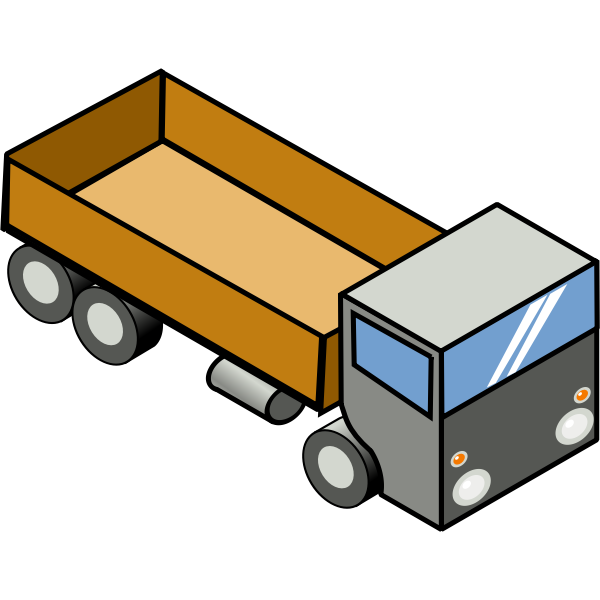 cargo truck vector