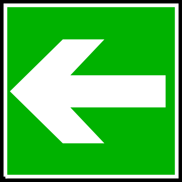 Arrow left direction