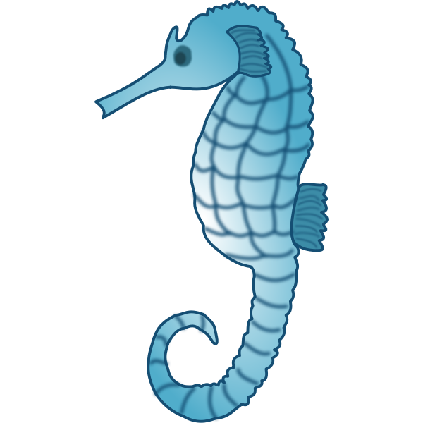 Seahorse vector image