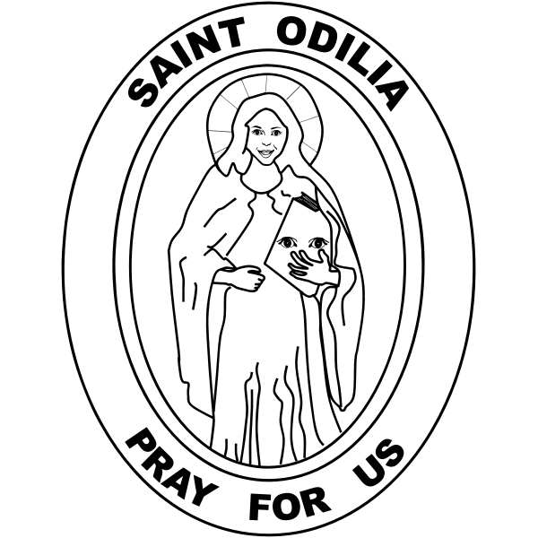 Saint Odile icon
