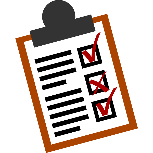 Checklist vector icon