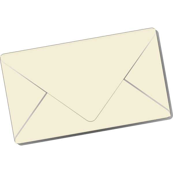 Sealed envelope vector clip art