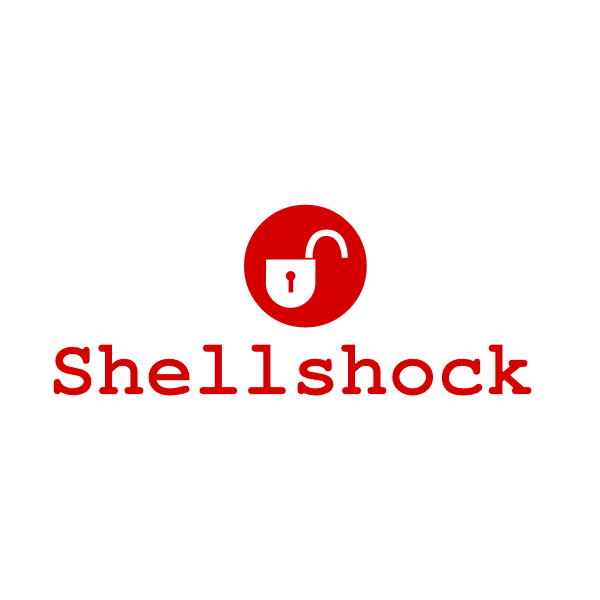 shellshock logo lock