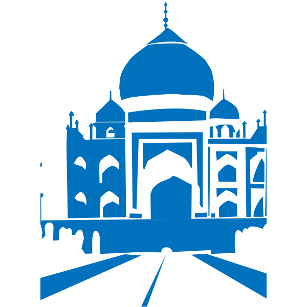 Taj Mahal vector graphics