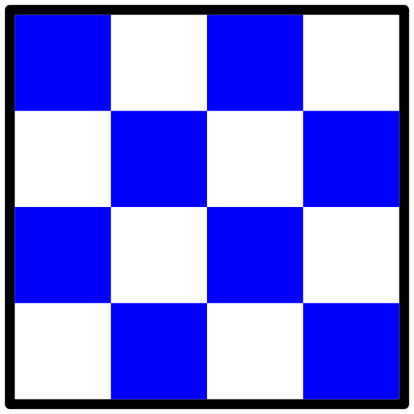 Square signal flag