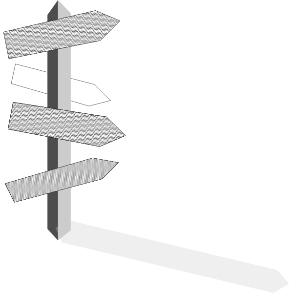 Signpost vector illustration