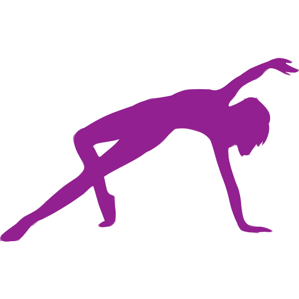 Purple dancing icon
