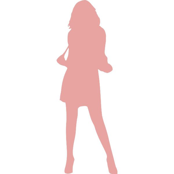 Girl in mini skirt